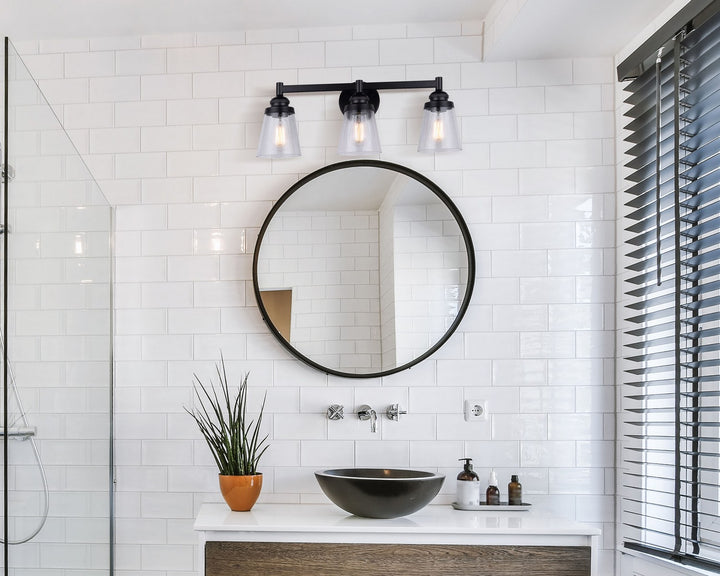 Canarm Canada - IVL1097A03BK - Three Light Vanity - Declan - Matte Black