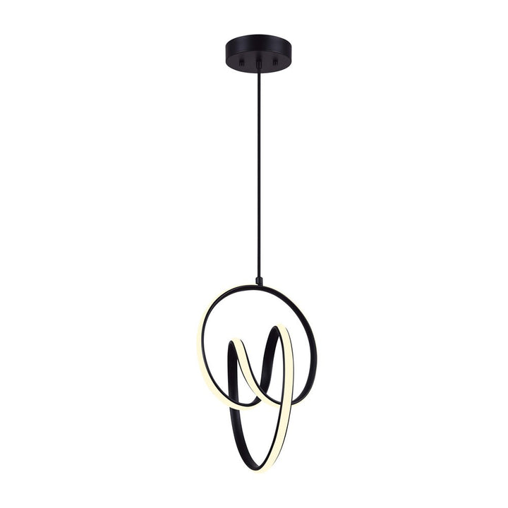 Jase LED Chandelier in Matte Black - available from The Lighting Shoppe, trusted by Canadian homeowners