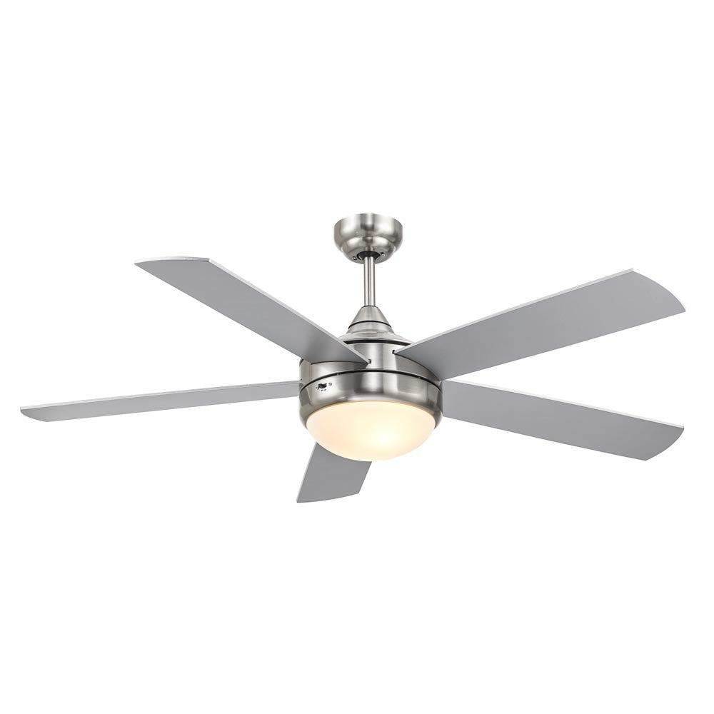Cappleman 52``Ceiling Fan in Brushed Nickel - available from The Lighting Shoppe, trusted by Canadian homeowners