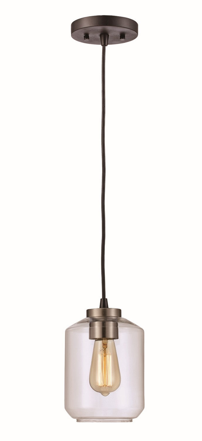 Jasmine One Light Mini Pendant in Black - available from The Lighting Shoppe, trusted by Canadian homeowners