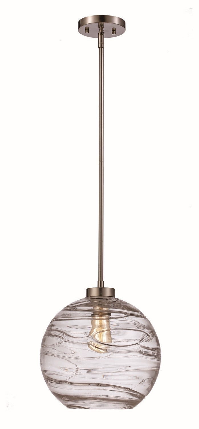 Southern One Light Pendant in Brushed Nickel - available from The Lighting Shoppe, trusted by Canadian homeowners