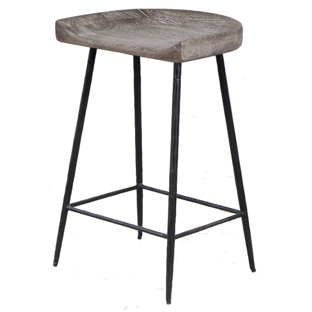 Cordova Counter Stool in Satin Black - available from The Lighting Shoppe, trusted by Canadian homeowners