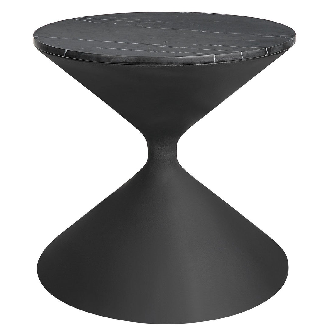 Time's Up Side Table in Matte Black - available from The Lighting Shoppe, trusted by Canadian homeowners