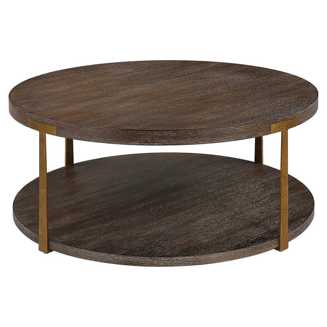 Palisade Coffee Table in Antique Gold - available from The Lighting Shoppe, trusted by Canadian homeowners
