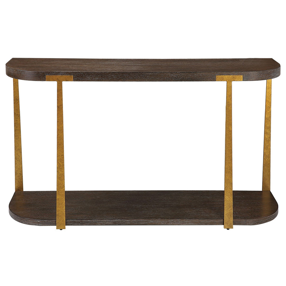 Palisade Console Table in Antique Gold - available from The Lighting Shoppe, trusted by Canadian homeowners