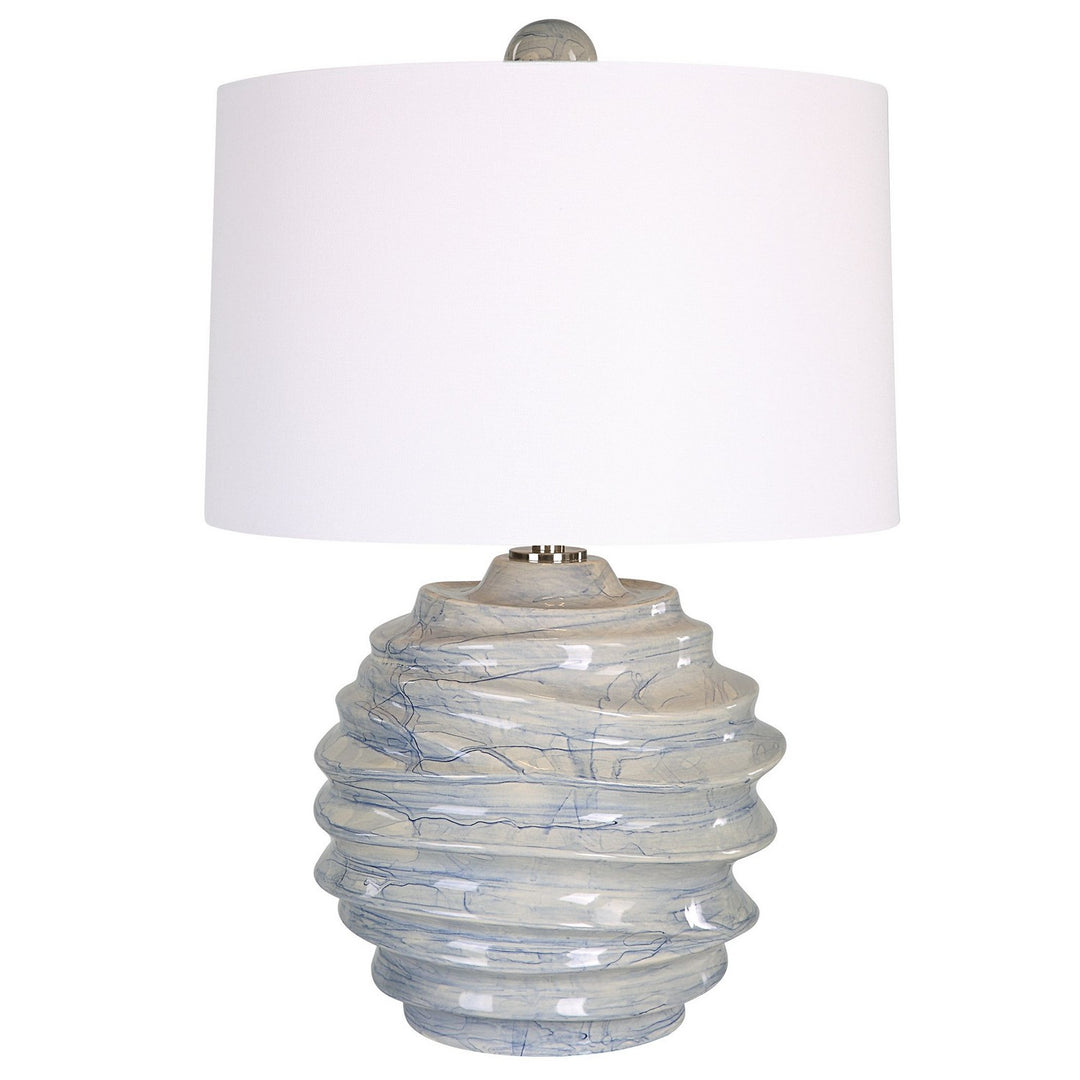 Waves One Light Accent Lamp in Cobalt Blue - available from The Lighting Shoppe, trusted by Canadian homeowners