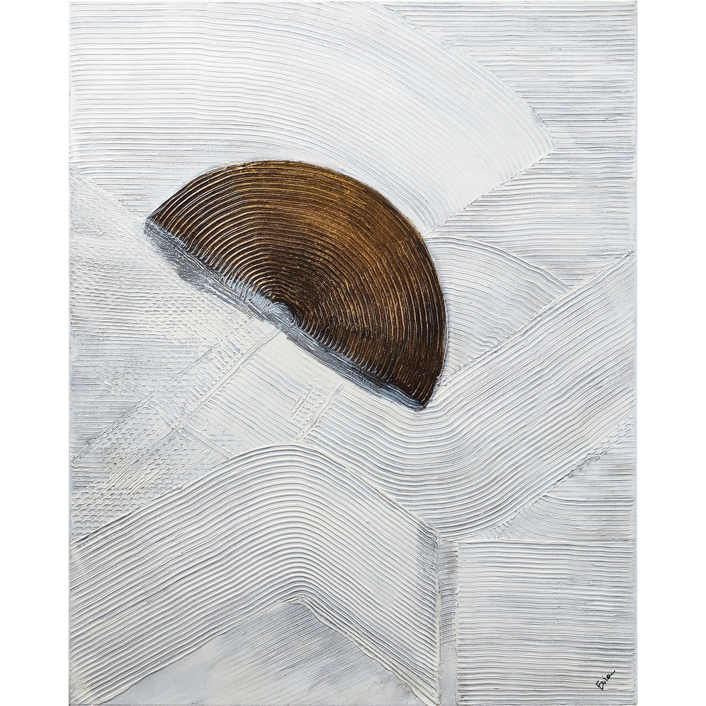 Renwil Canada - OL2059 - Canvas Art - Skylab - Heavy Texture, Gold Accent