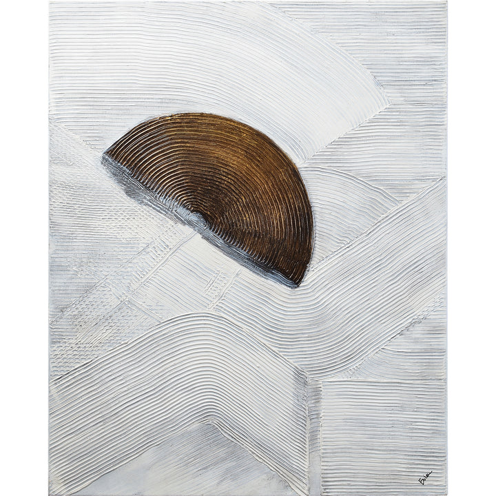 Renwil Canada - OL2059 - Canvas Art - Skylab - Heavy Texture, Gold Accent