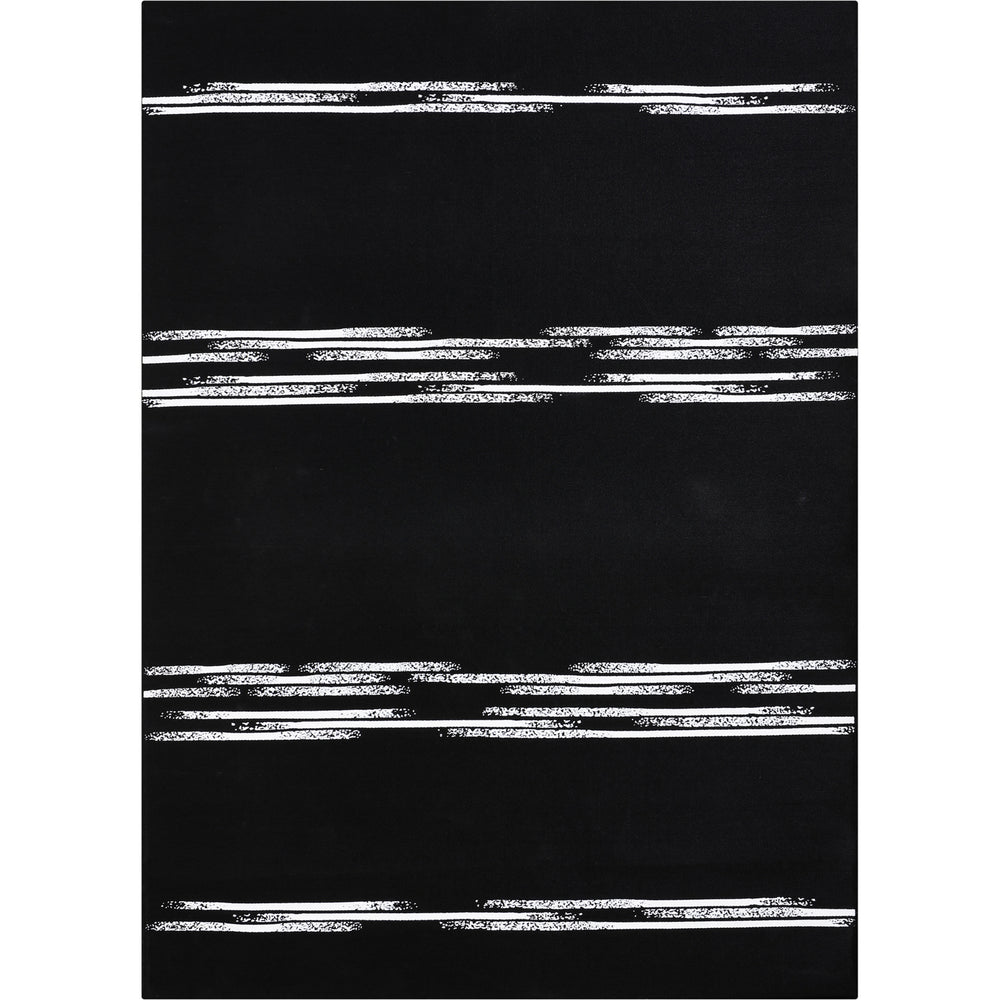Renwil Canada - RCAYX-45679-34 - Rug - Caymen - Black,White Stripe