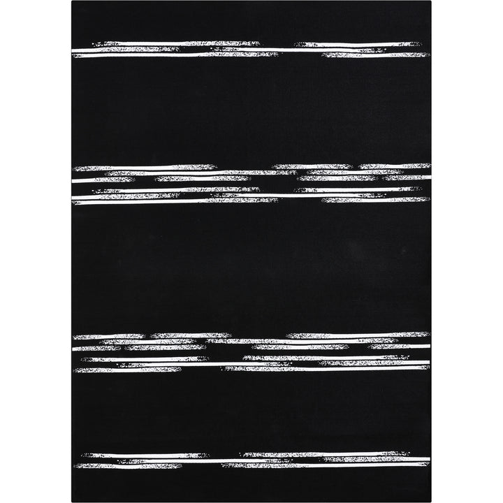 Renwil Canada - RCAYX-45679-34 - Rug - Caymen - Black,White Stripe