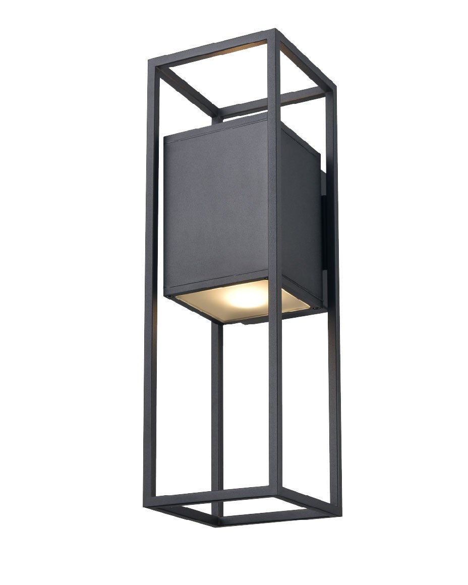 Starline Two Light Wall Sconce in Black w/Half Opal Glass - available from The Lighting Shoppe, trusted by Canadian homeowners