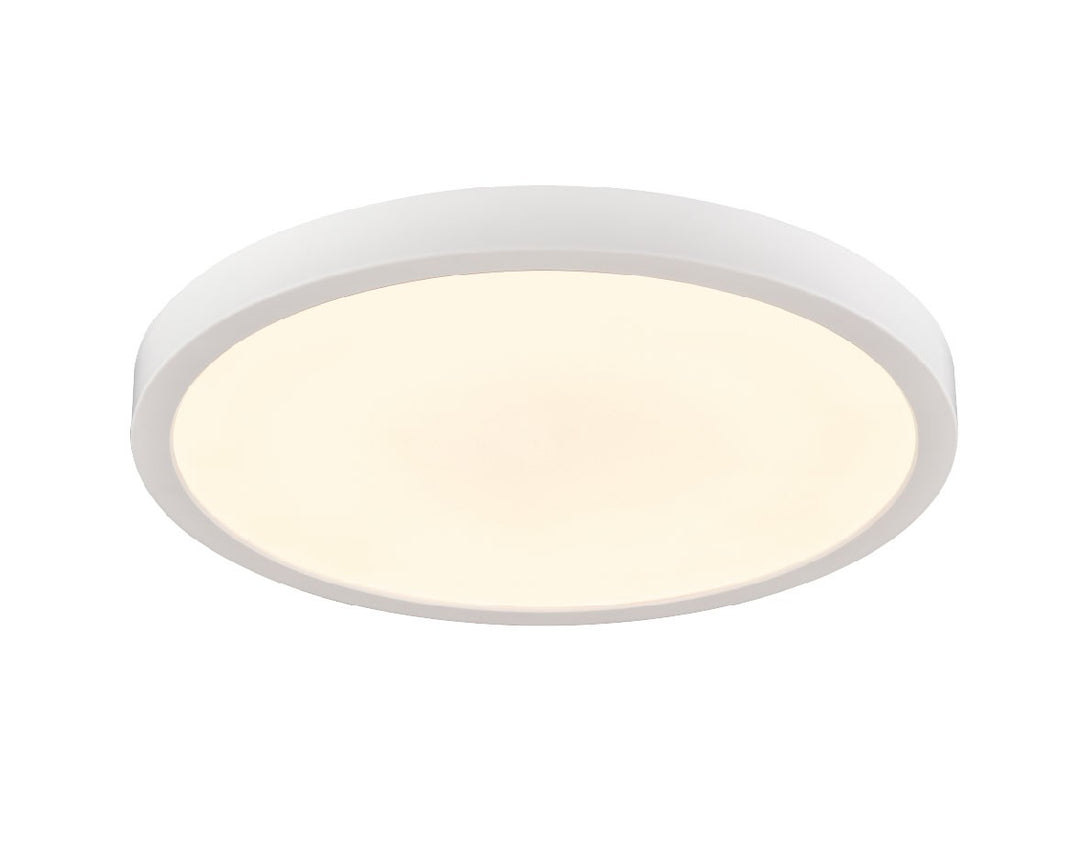 Polaris LED Wall / Flush Mount in Matte White - available from The Lighting Shoppe, trusted by Canadian homeowners