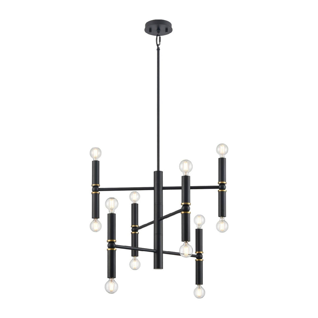 DVI Canada - DVP42824EB+MF - Six Light Pendant - Klondike - Multiple Finishes And Ebony