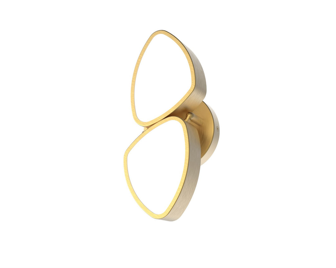 DVI Canada - DVP45401BR-OP - LED Wall Sconce - Northen Marches - Brass w/Half Opal Glass