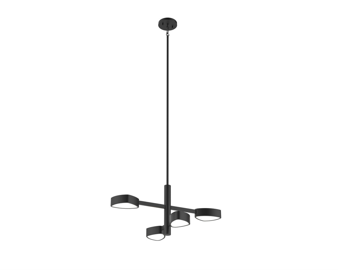 DVI Canada - DVP45424EB-OP - LED Pendant - Northen Marches - Ebony w/Half Opal Glass