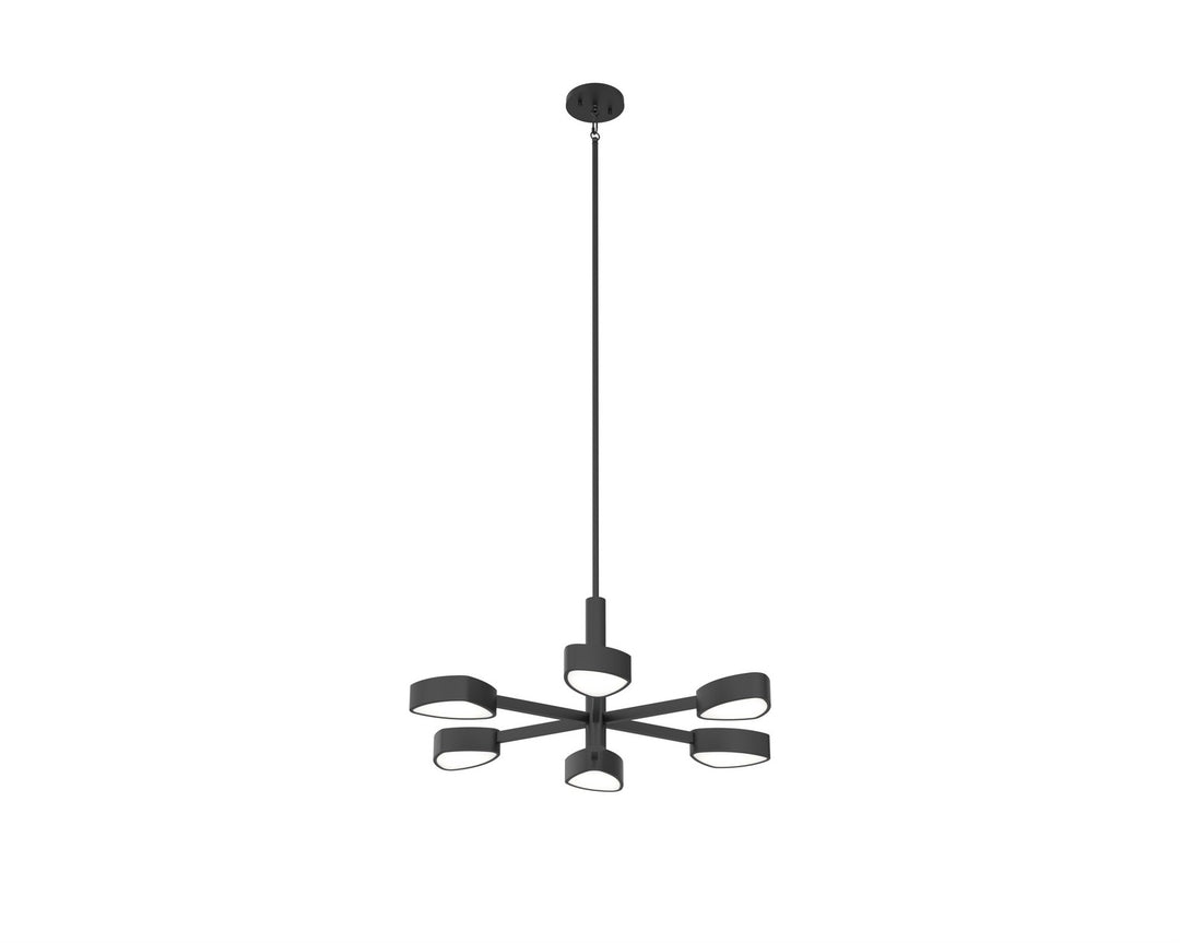 DVI Canada - DVP45426EB-OP - LED Pendant - Northen Marches - Ebony w/Half Opal Glass
