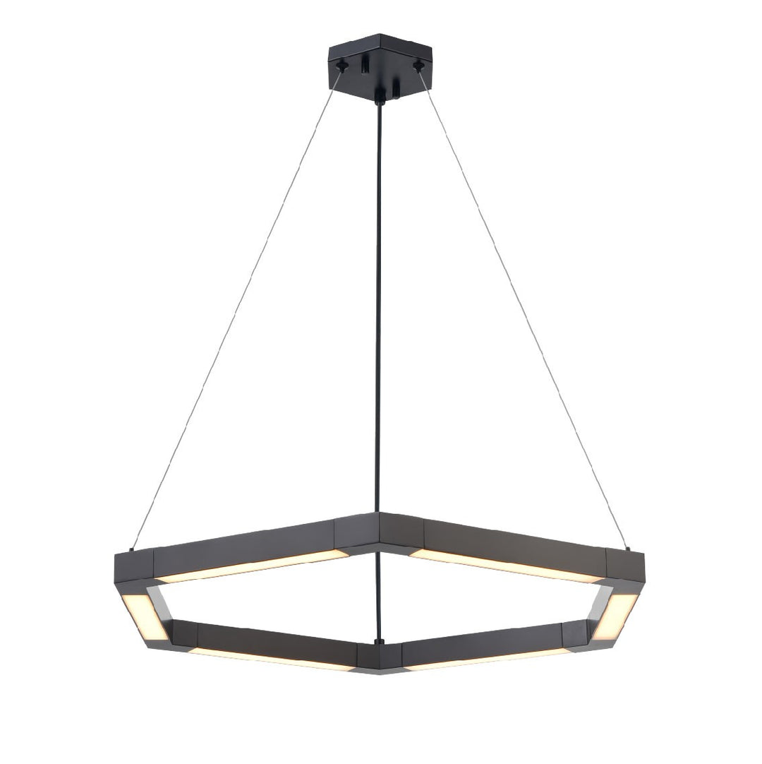 DVI Canada - DVP47508EB - LED Pendant - Callisto - Ebony w/Half Opal Glass