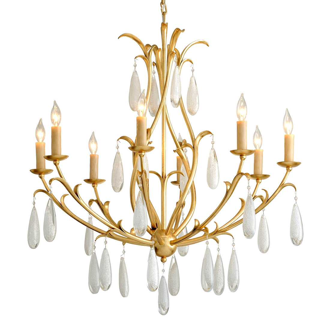 Corbett Lighting Canada - 293-08-GL - Eight Light Chandelier - Prosecco - Gold Leaf