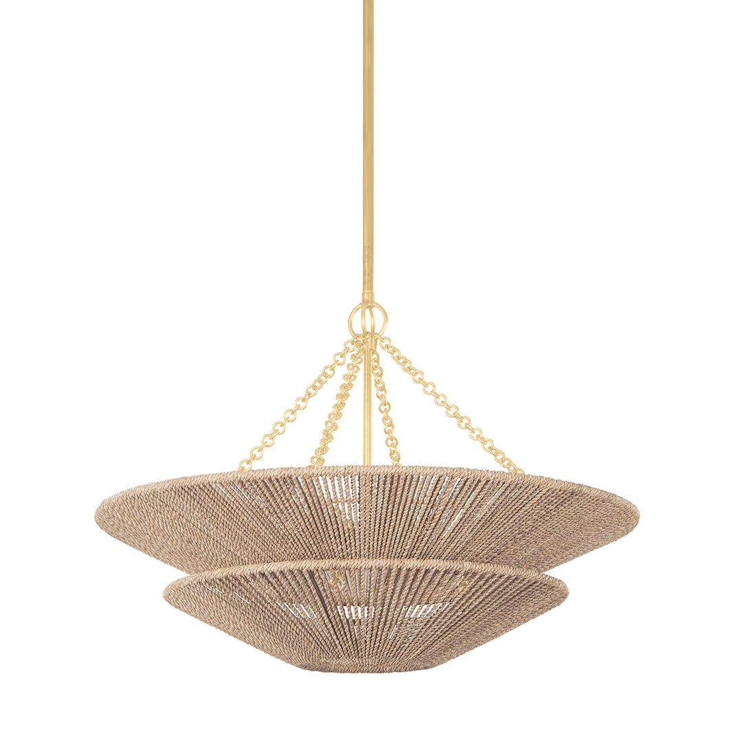 Corbett Lighting Canada - 412-30-GL - Six Light Pendant - Tropea - Gold Leaf