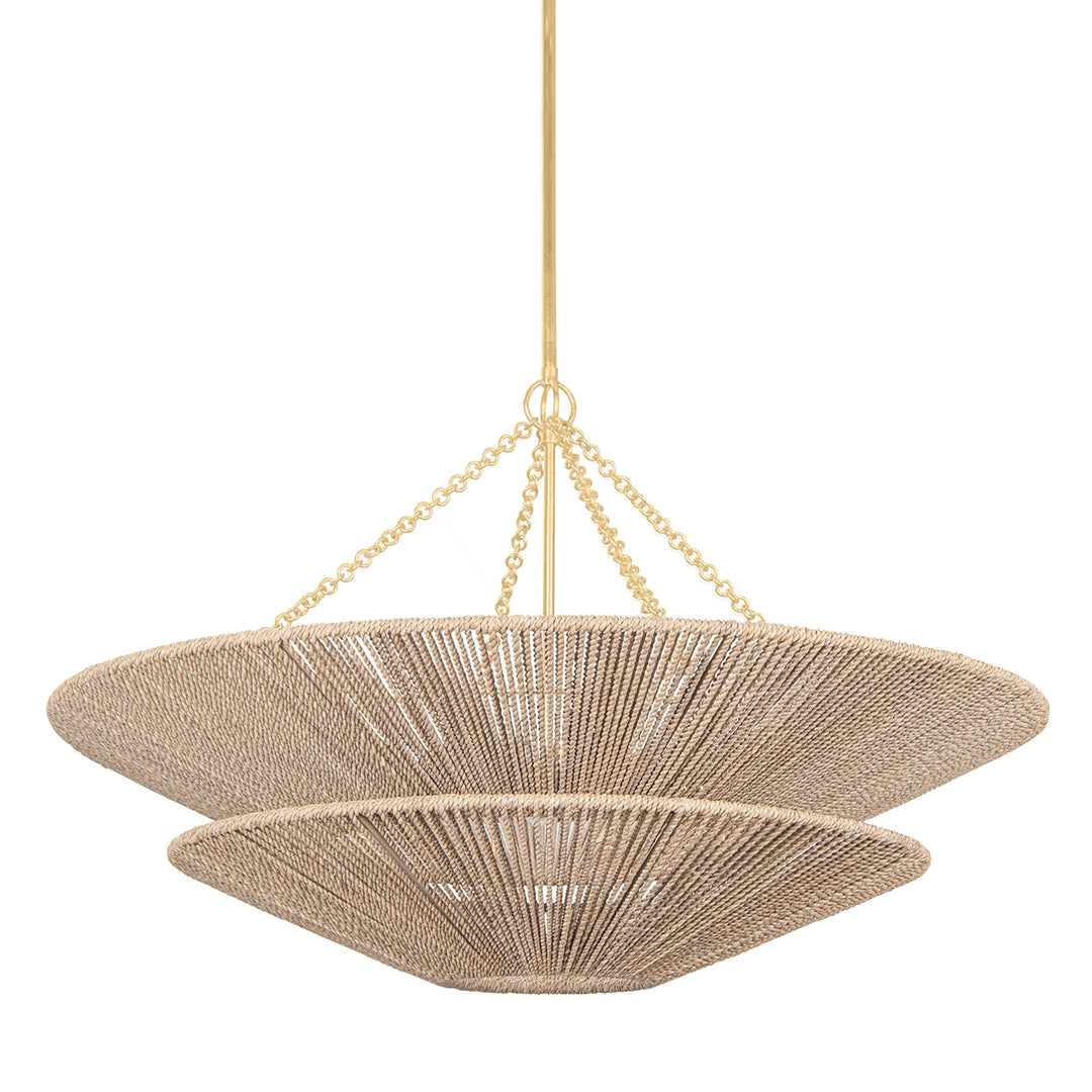Corbett Lighting Canada - 412-40-GL - Eight Light Chandelier - Tropea - Gold Leaf