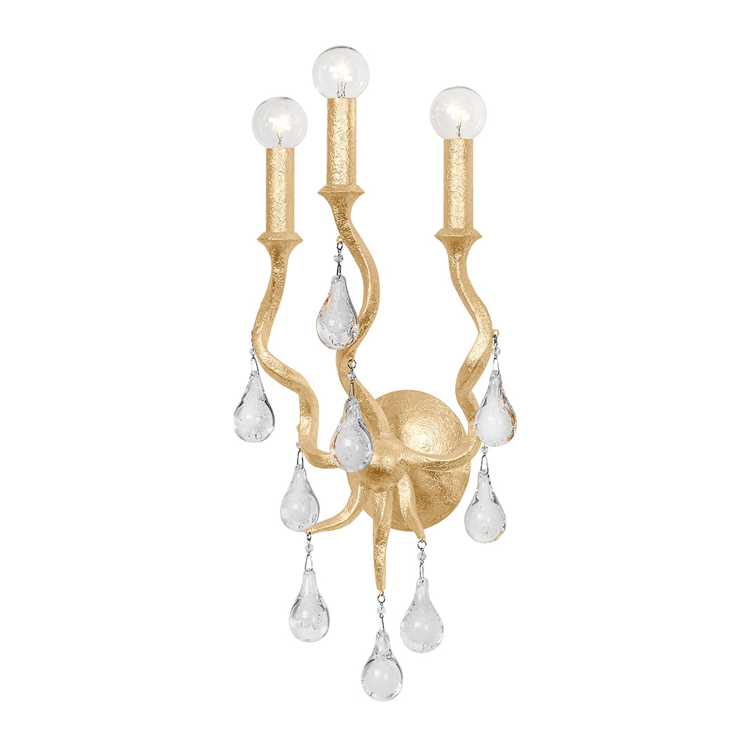 Corbett Lighting Canada - 414-03-GL - Three Light Wall Sconce - Aveline - Gold Leaf