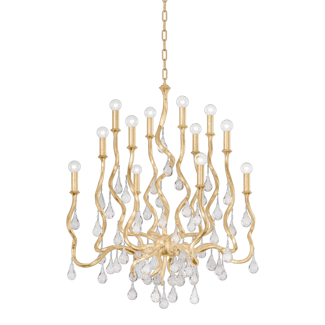 Corbett Lighting Canada - 414-34-GL - 12 Light Chandelier - Aveline - Gold Leaf