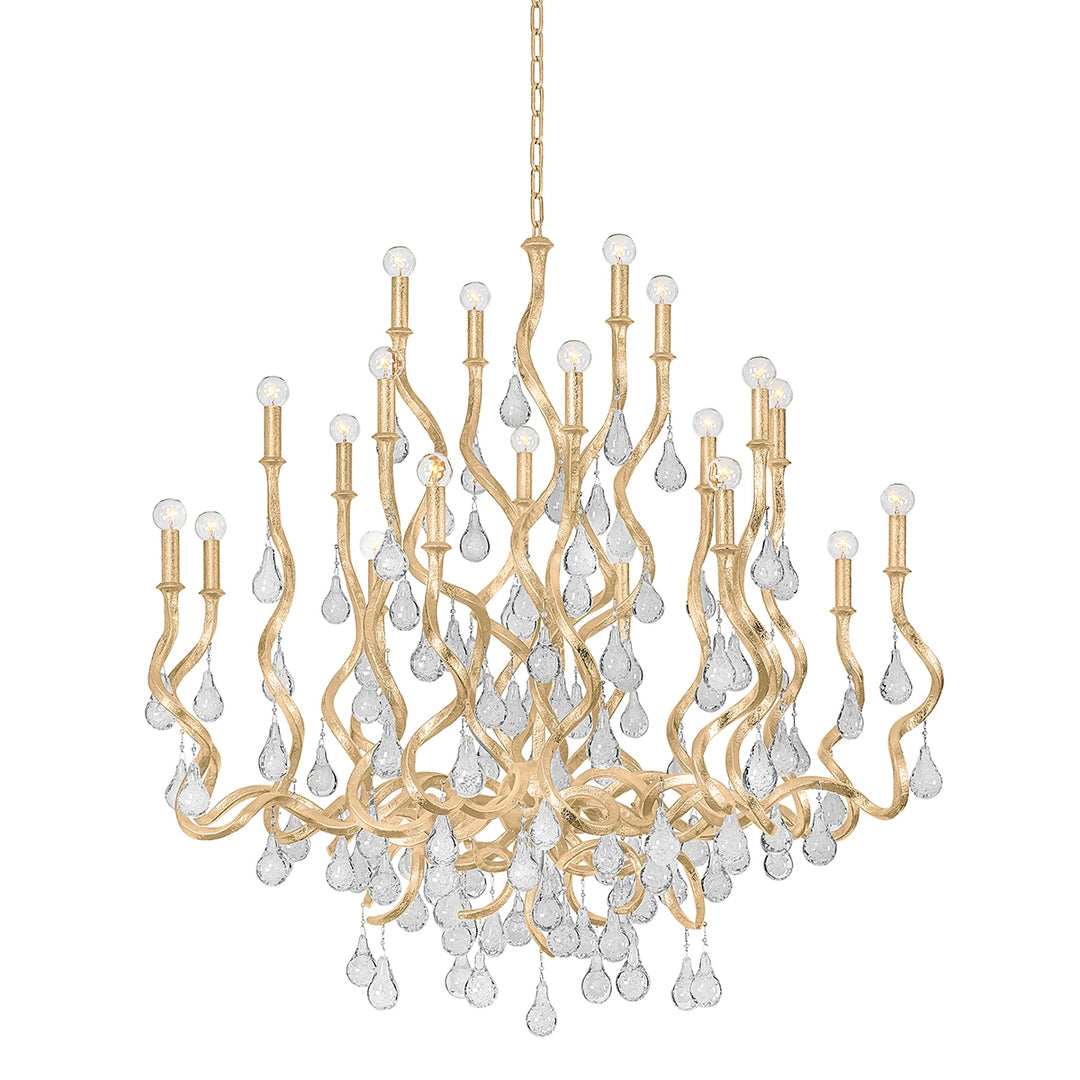 Corbett Lighting Canada - 414-48-GL - 20 Light Chandelier - Aveline - Gold Leaf
