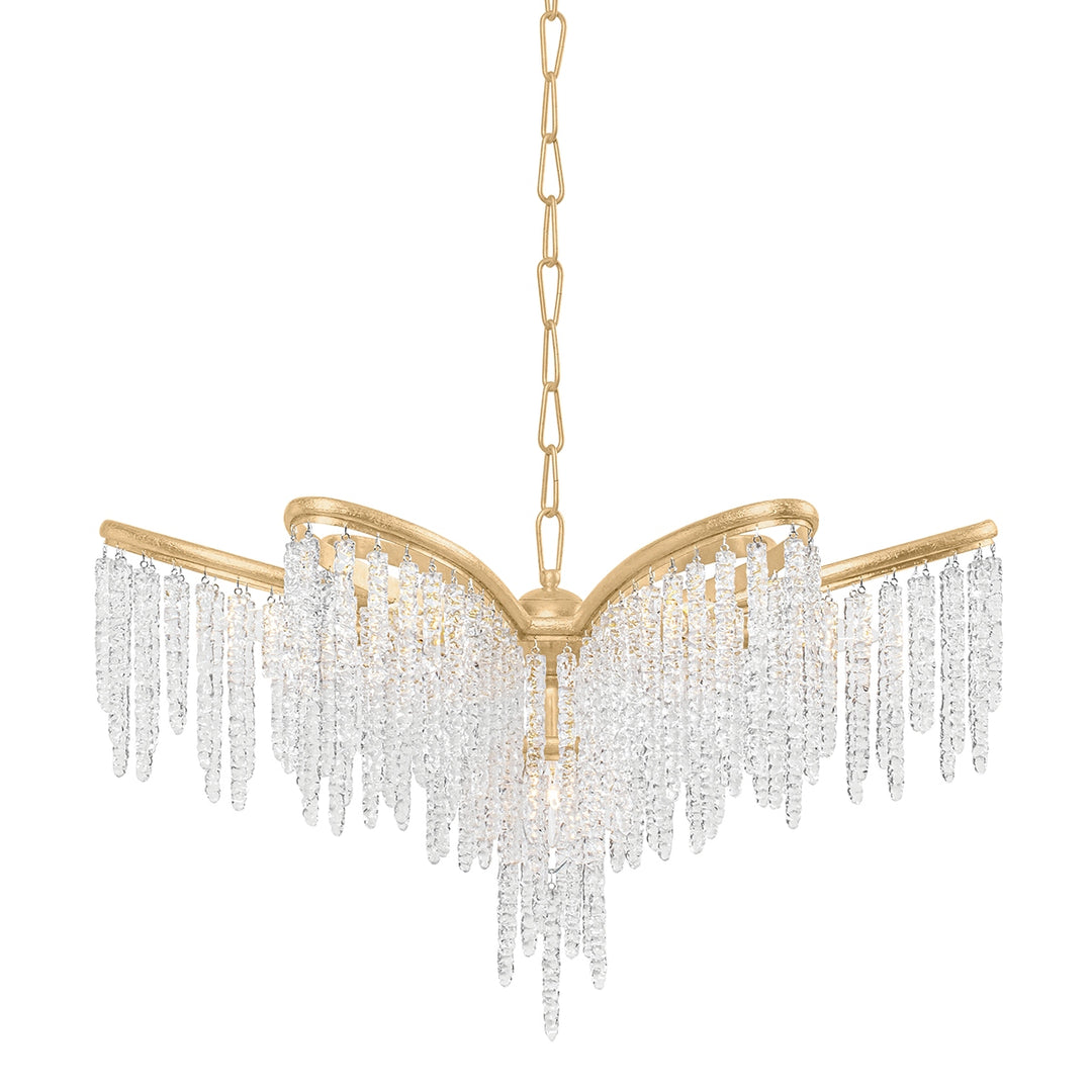 Corbett Lighting Canada - 415-23-GL - Five Light Chandelier - Pandora - Gold Leaf