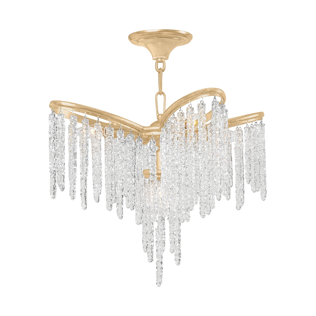 Corbett Lighting Canada - 415-32-GL - Seven Light Chandelier - Pandora - Gold Leaf