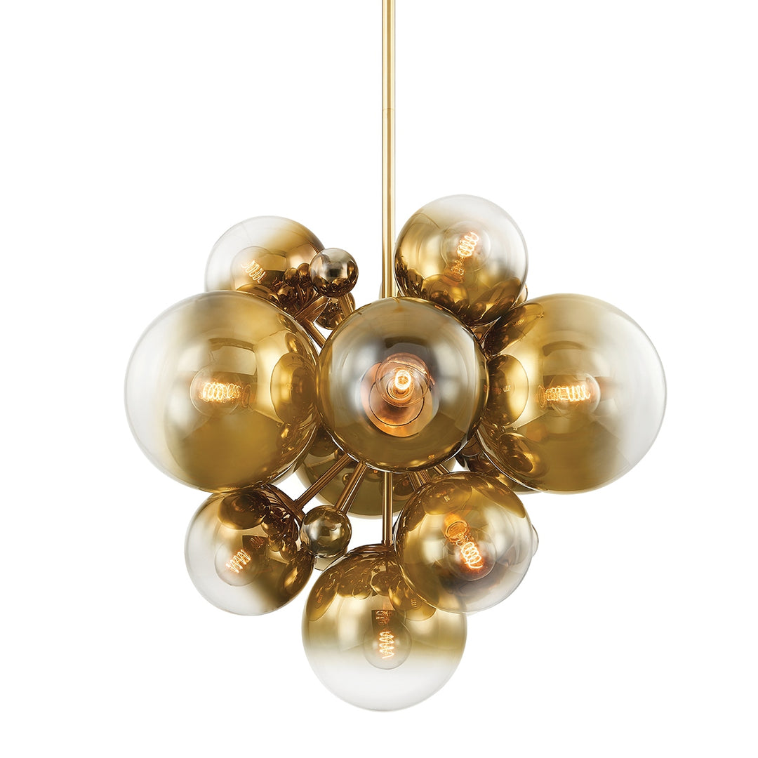 Corbett Lighting Canada - 427-36-VPB - 13 Light Chandelier - Kyoto - Vintage Polished Brass