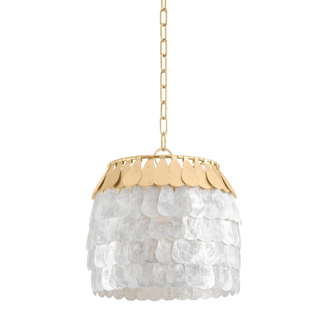 Corbett Lighting Canada - 434-14-VGL - One Light Pendant - Coralie - Vintage Gold Leaf