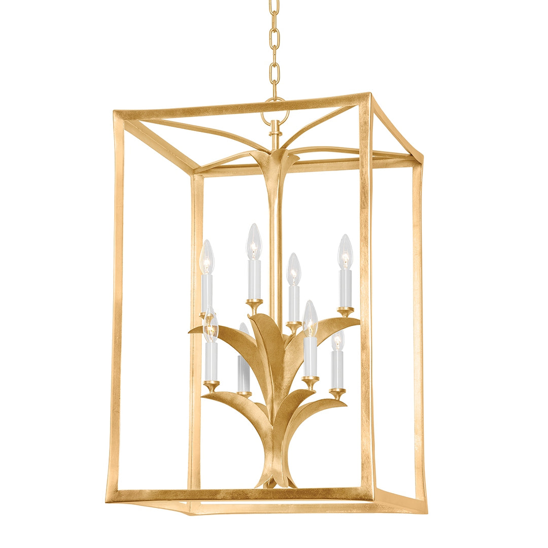 Corbett Lighting Canada - 435-47-VGL/GL - Eight Light Lantern - Bergamo - Vintage Gold Leaf