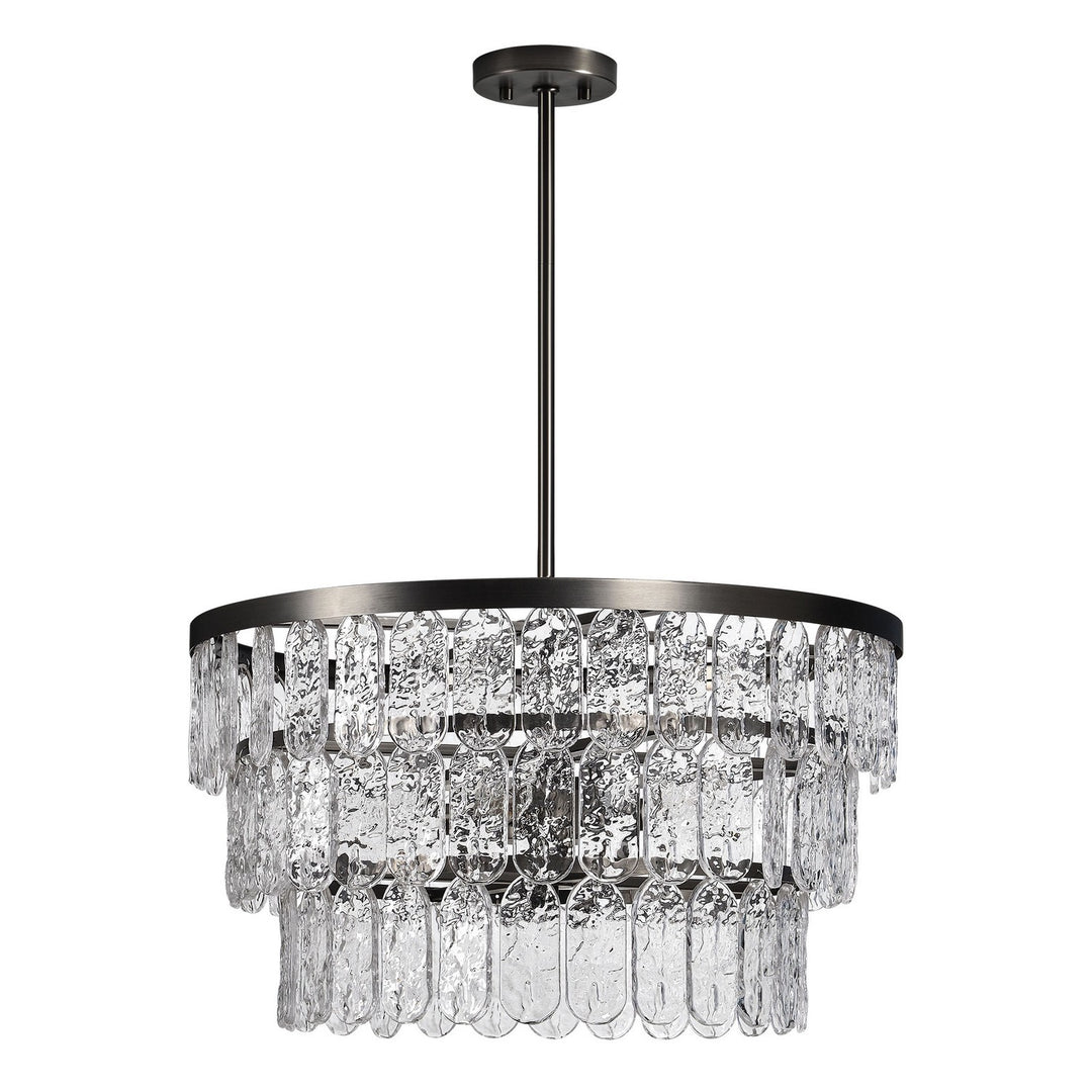 Solaris Four Light Ceiling Fixture in Gunmetal - available from The Lighting Shoppe, trusted by Canadian homeowners