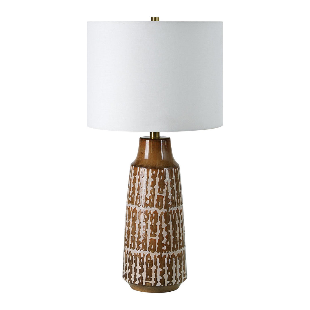 Tereva One Light Table Lamp in Taupe - available from The Lighting Shoppe, trusted by Canadian homeowners