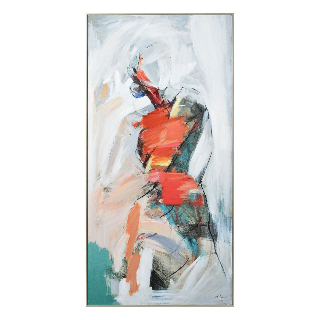 Alya Canvas Art in Champagne - available from The Lighting Shoppe, trusted by Canadian homeowners