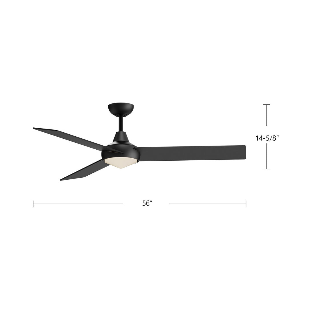 Kuzco Canada - CF94956-MB - 56" Ceiling Fan - Owens - Matte Black