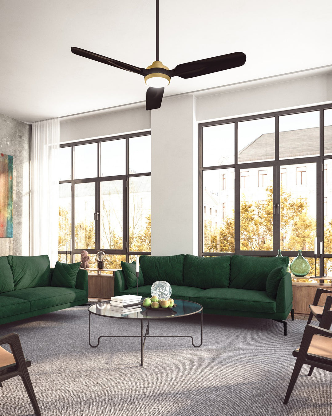 Kuzco Canada - CF95960-BG - 60" Ceiling Fan - Fremont - Brushed Gold