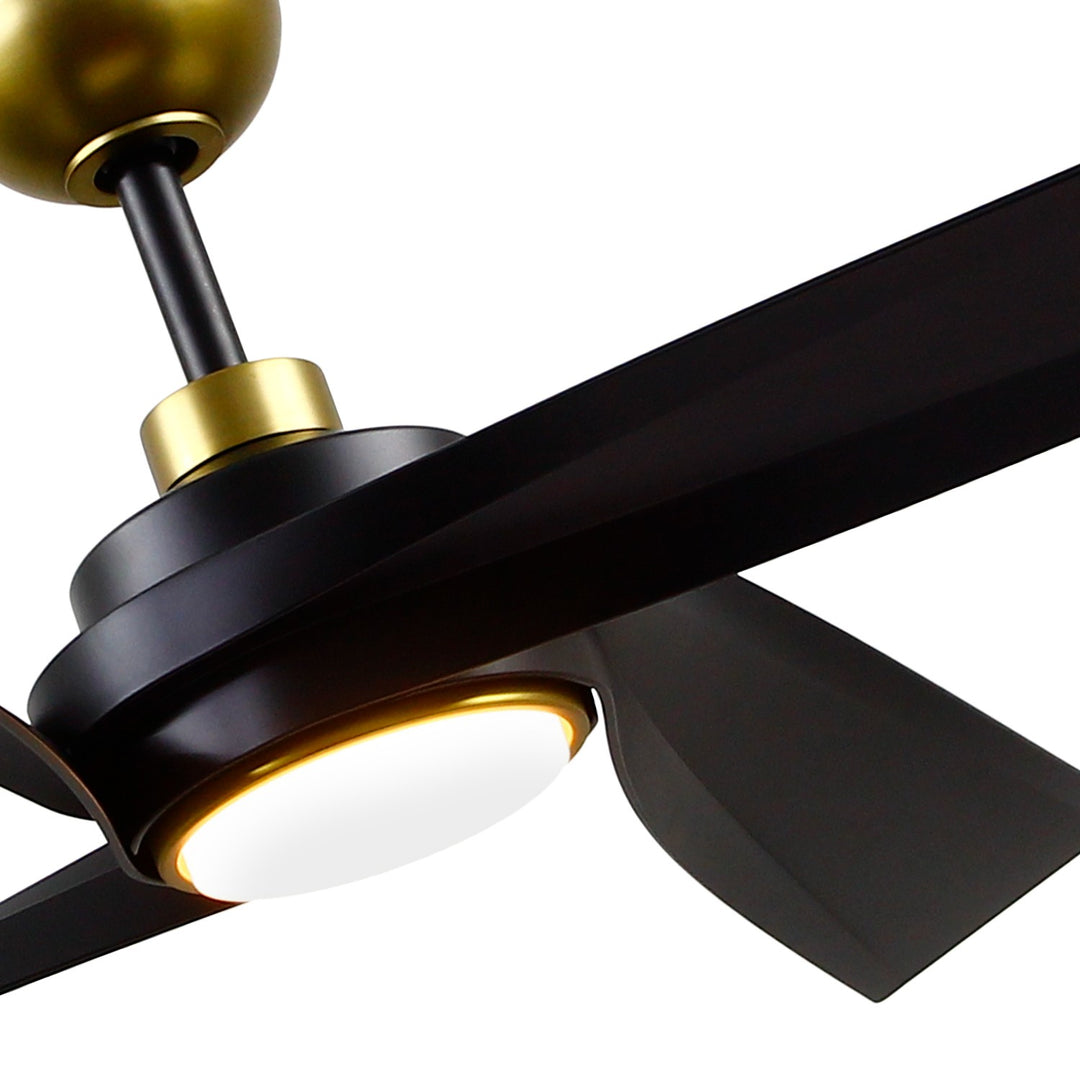 Kuzco Canada - CF96956-BG - 56" Ceiling Fan - Horizon - Brushed Gold