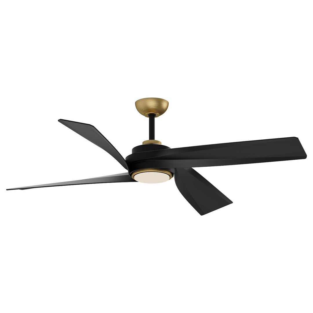 Horizon 56" Ceiling Fan in Brushed Gold - available from The Lighting Shoppe, trusted by Canadian homeowners