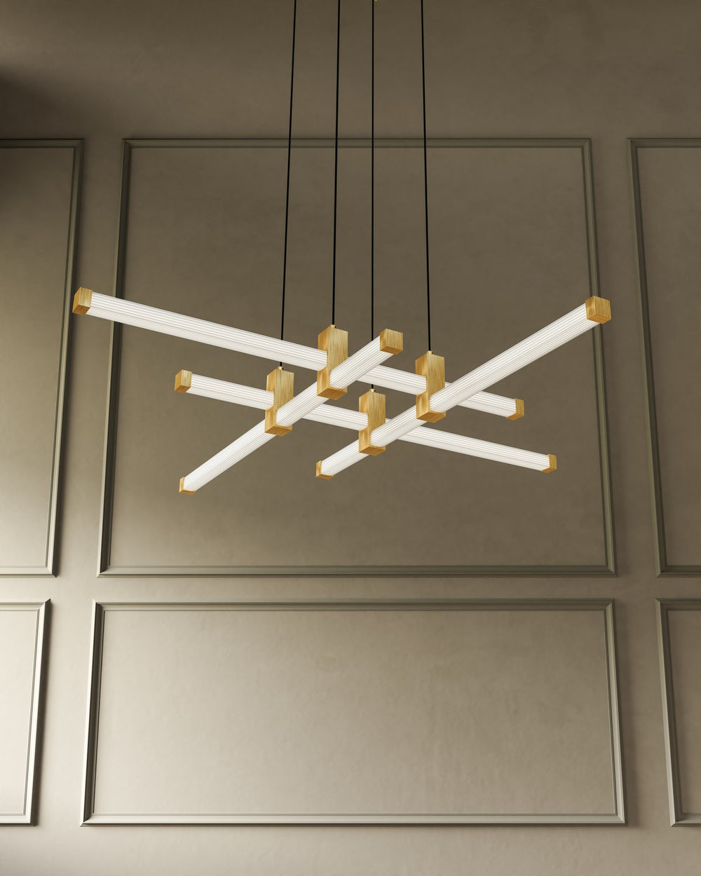 Kuzco Canada - CH23534-BG - LED Chandelier - Blade - Brushed Gold