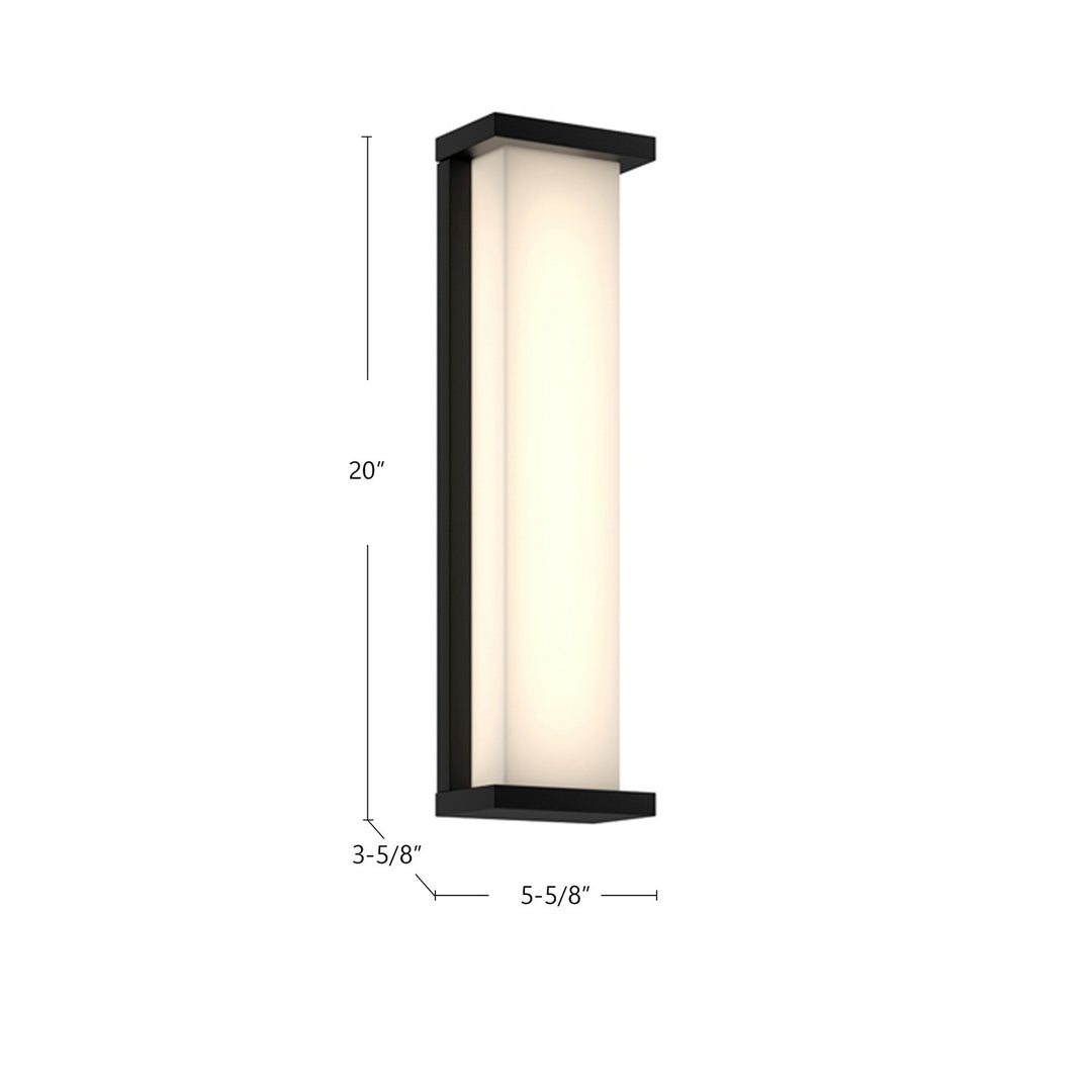 Kuzco Canada - EW70720-BK - LED Exterior Wall Mount - Bravo - Black