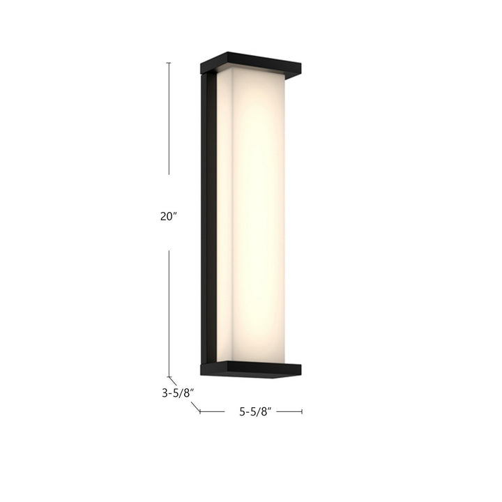 Kuzco Canada - EW70720-BK - LED Exterior Wall Mount - Bravo - Black