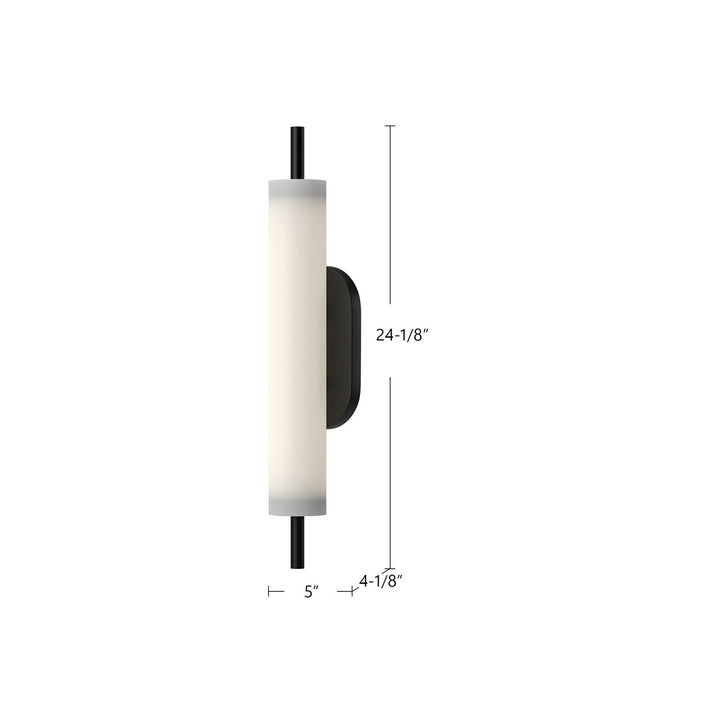 Kuzco Canada - EW72724-BK - LED Exterior Wall Mount - Estes - Black