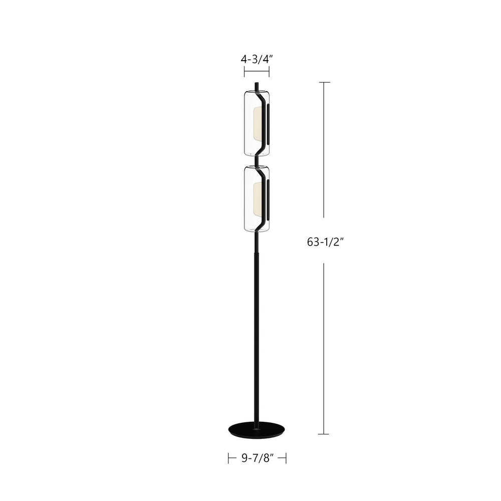 Kuzco Canada - FL28563-BK - LED Floor Lamp - Hilo - Black