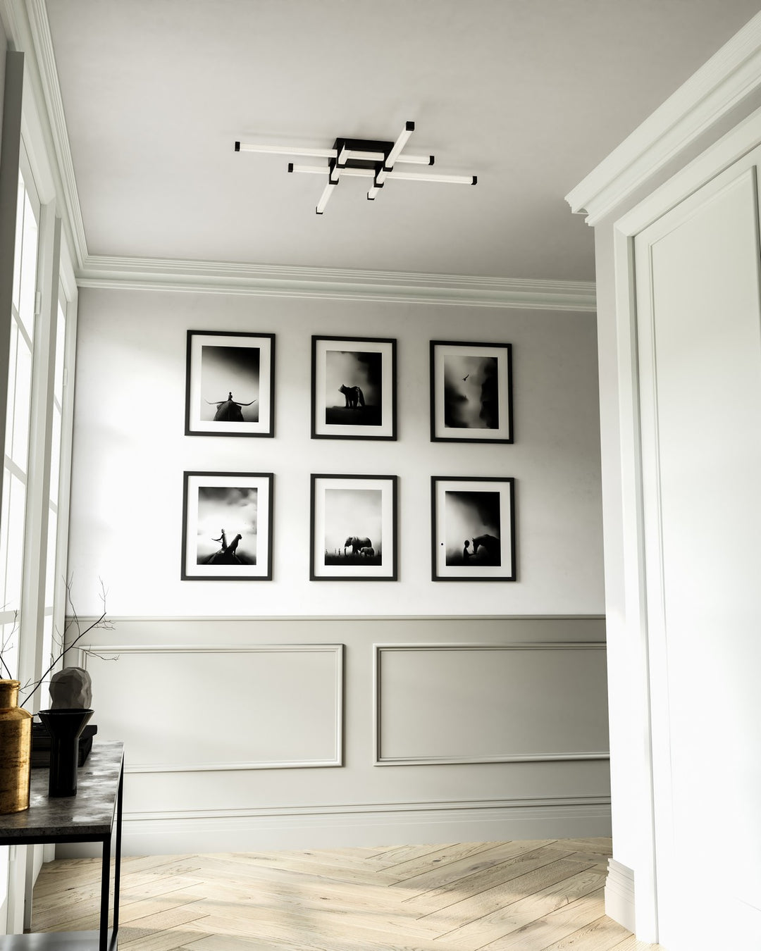 Kuzco Canada - FM23534-BK - LED Flush Mount - Blade - Black