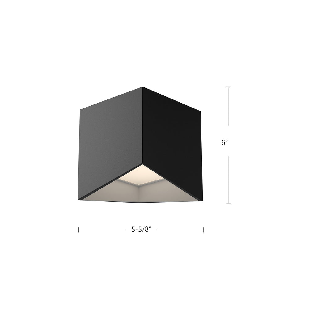 Kuzco Canada - FM31205-BK/WH - LED Flush Mount - Cubix - Black/White