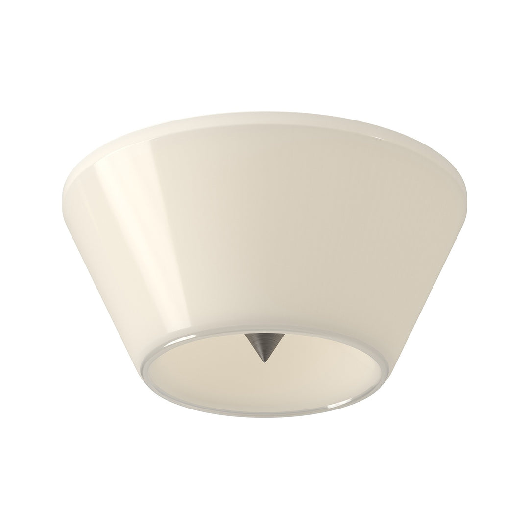 Kuzco Canada - FM45710-BN/GO - LED Flush Mount - Holt - Brushed Nickel/Glossy Opal Glass