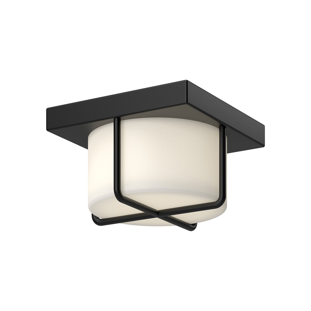 Kuzco Canada - FM45907-BK/OP - LED Flush Mount - Regalo - Black/Opal Glass