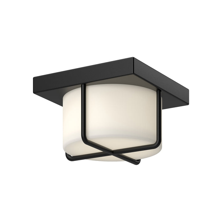 Kuzco Canada - FM45907-BK/OP - LED Flush Mount - Regalo - Black/Opal Glass