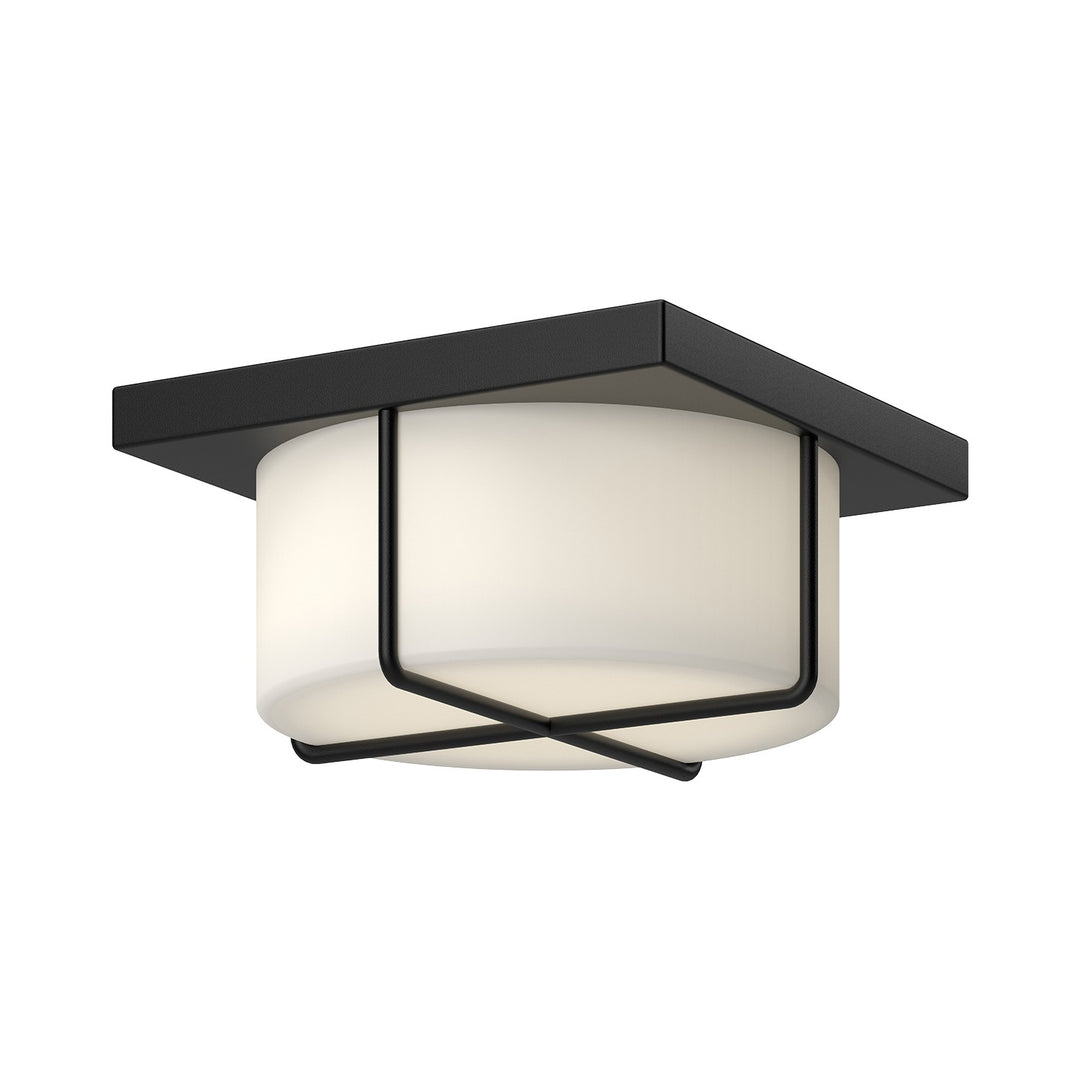 Kuzco Canada - FM45910-BK/OP - LED Flush Mount - Reglao - Black/Opal Glass